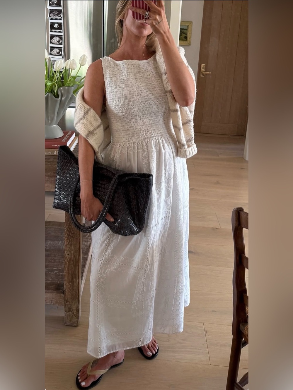 Hill house white eyelet cosima small - Picture 3 of 11
